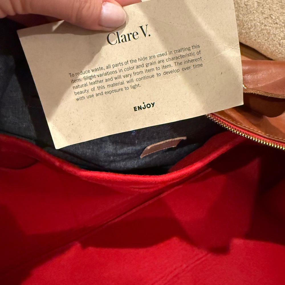 Clare V, Weekender, camel leather - Picture 15 of 16